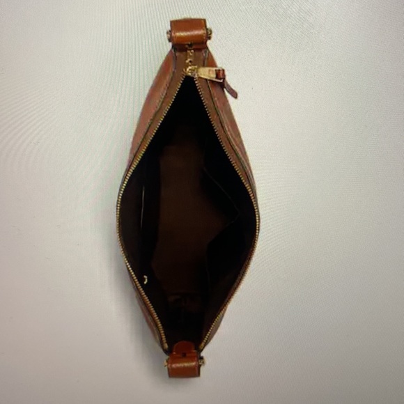 HP🎉 COACH Val Duffle, Shoulder or Crossbody, Redwood Brown, Pebble Leather, NWT - Picture 7 of 15